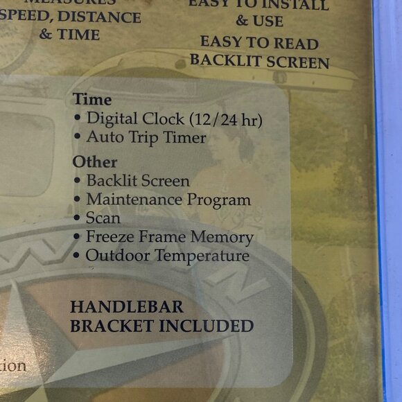 Schwinn 17-Function Bike Cycle Computer Backlit Screen NEW Speed Distance Time - Picture 10 of 11